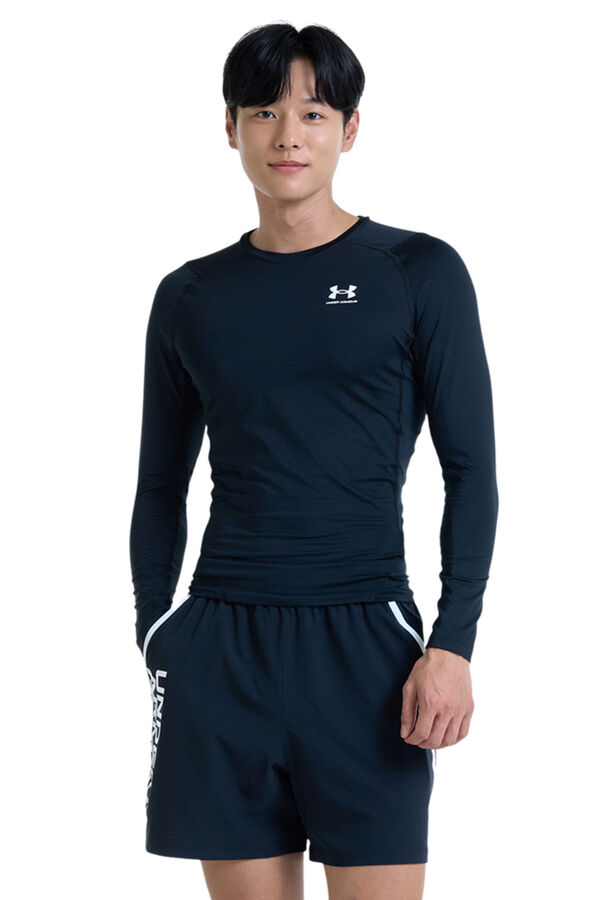 Under Armour Camiseta masculina de manga comprida preto