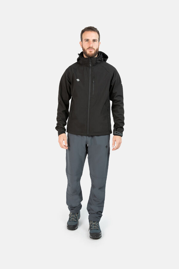 Izas Chaqueta Cortavientos Softshell Haiti negro