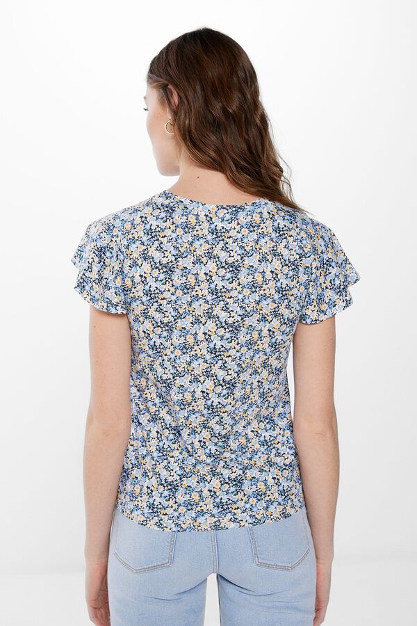 Springfield Camiseta Motivos Estampados azul