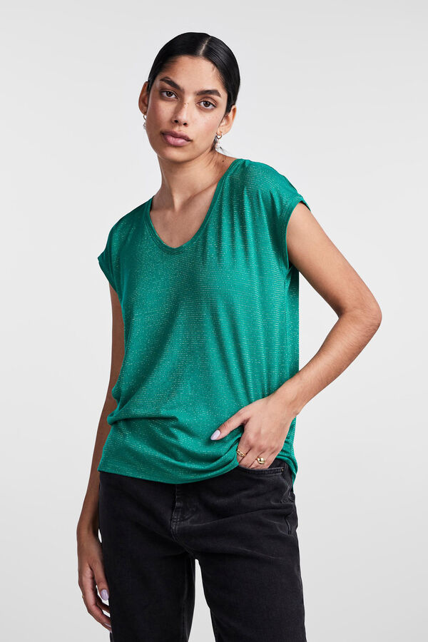 Springfield Camiseta Lurex verde