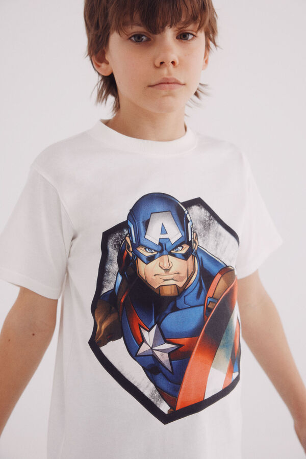 Springfield Kids Camiseta Capitan America ni&ntilde;o azul