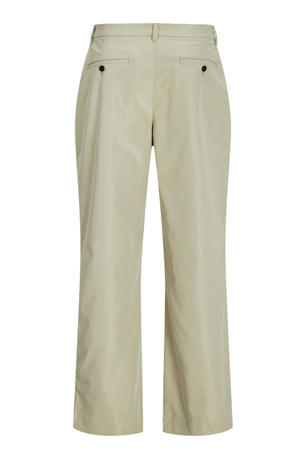 Jack & Jones Calças largas plissadas cinzento