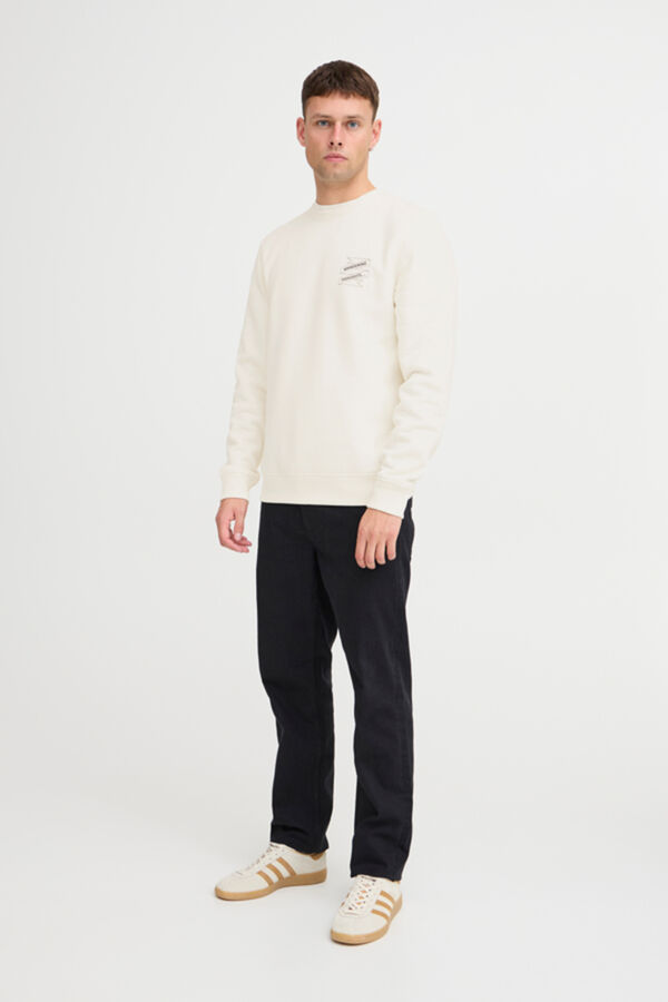 Blend Sudadera Cuello Redondo beige