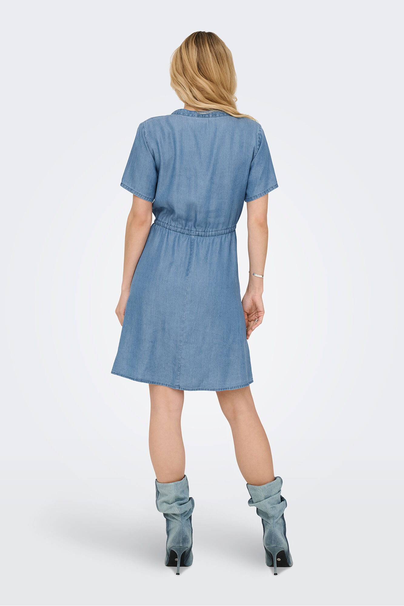 JDY Vestido curto jeans