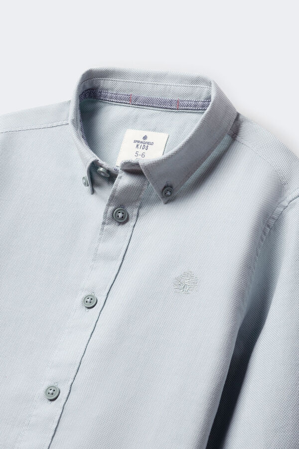 Springfield Kids Camisa estructura ni&ntilde;o verde