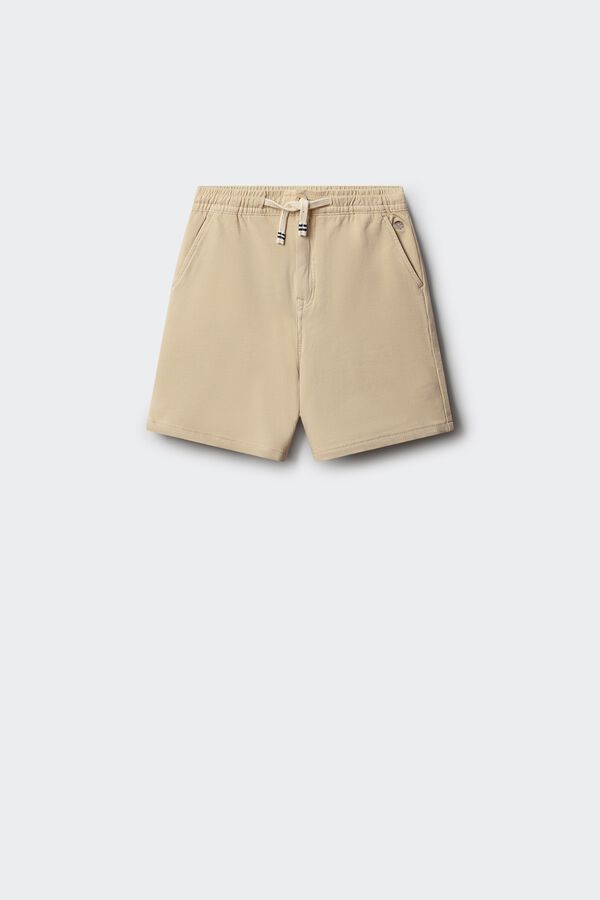 Springfield Kids Bermuda chino knit ni&ntilde;o beige
