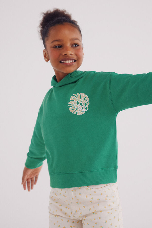 Springfield Kids Sweatshirt menina Malibu verde
