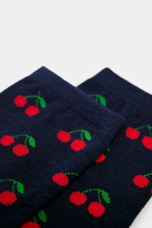 Springfield Calcet&iacute;n Cerezas azul