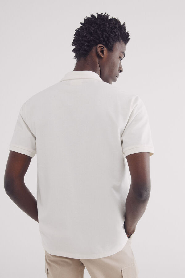 Springfield Polo estruturado regular fit estampado