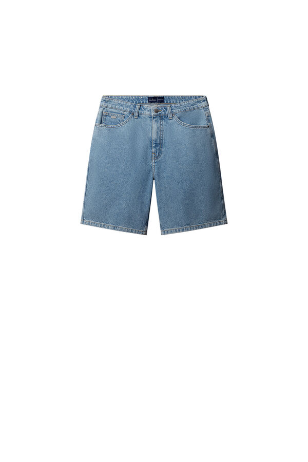Springfield Bermuda vaquera stright fit azul