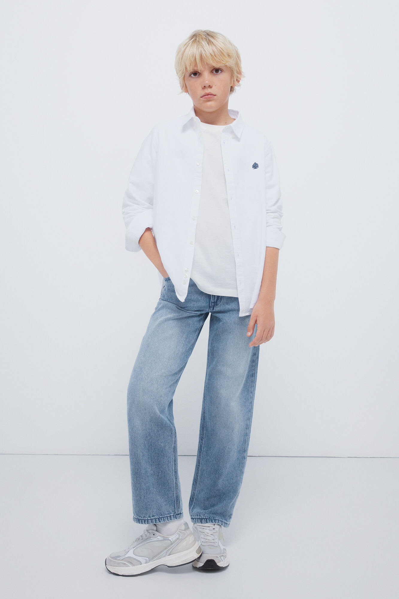 Springfield Kids Camisa de menino com cotoveleiras