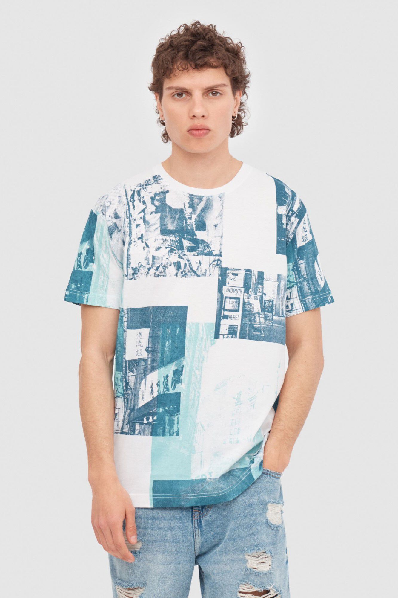 Inside Camiseta Estampado Urban