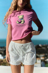 High Spirits Camisa "Geleia" rosa