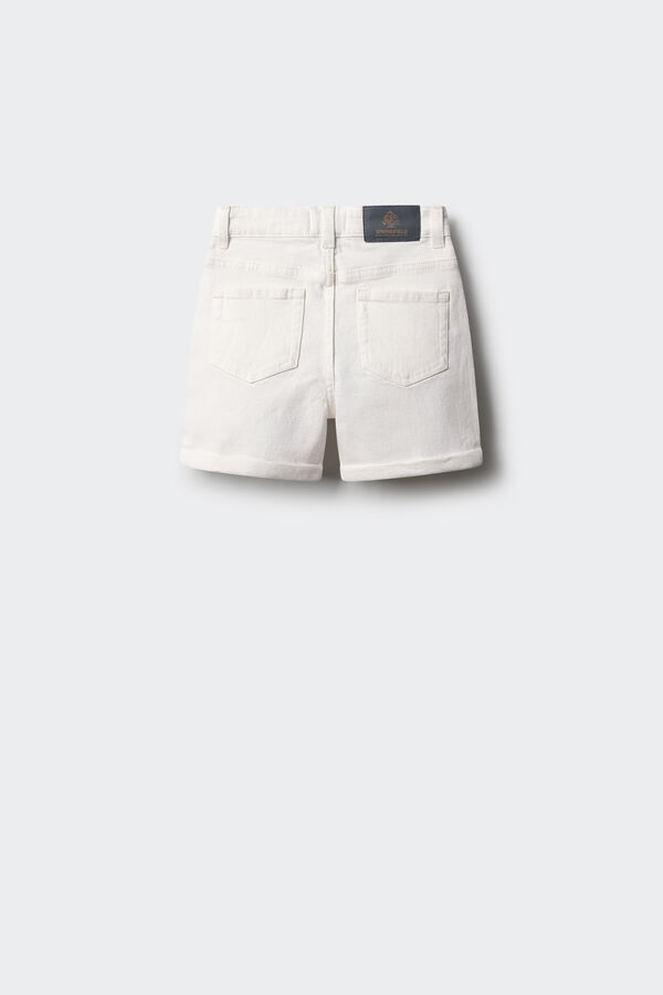 Springfield Kids Bermudas denim rapaz bege