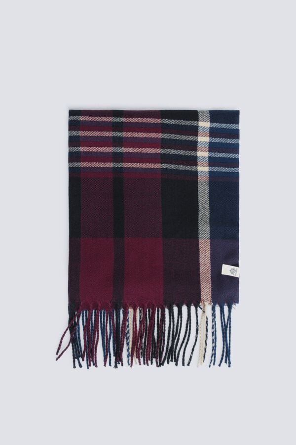 Springfield cachecol xadrez tartan estampado