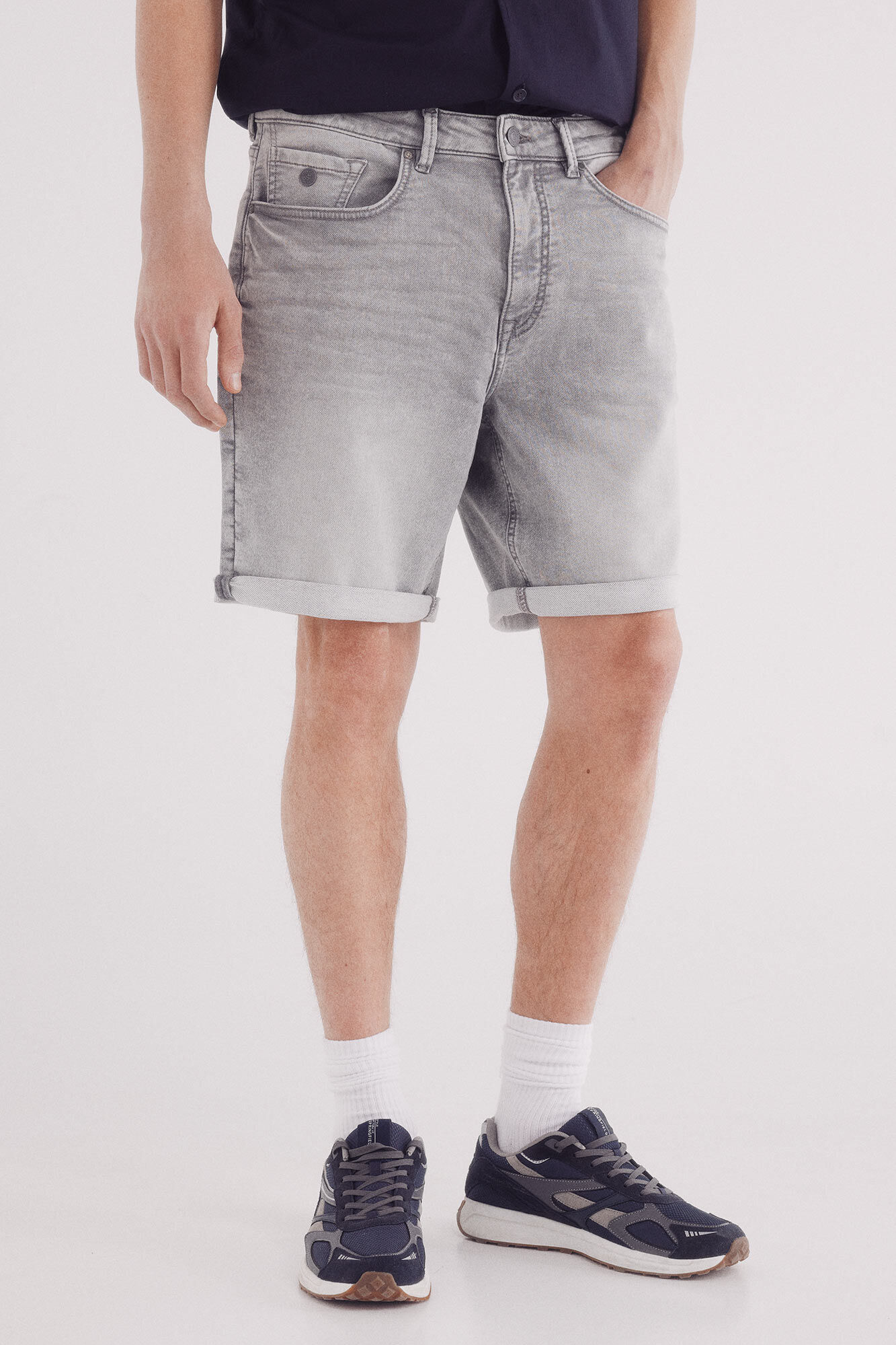 Springfield Bermuda vaquera en knit denim