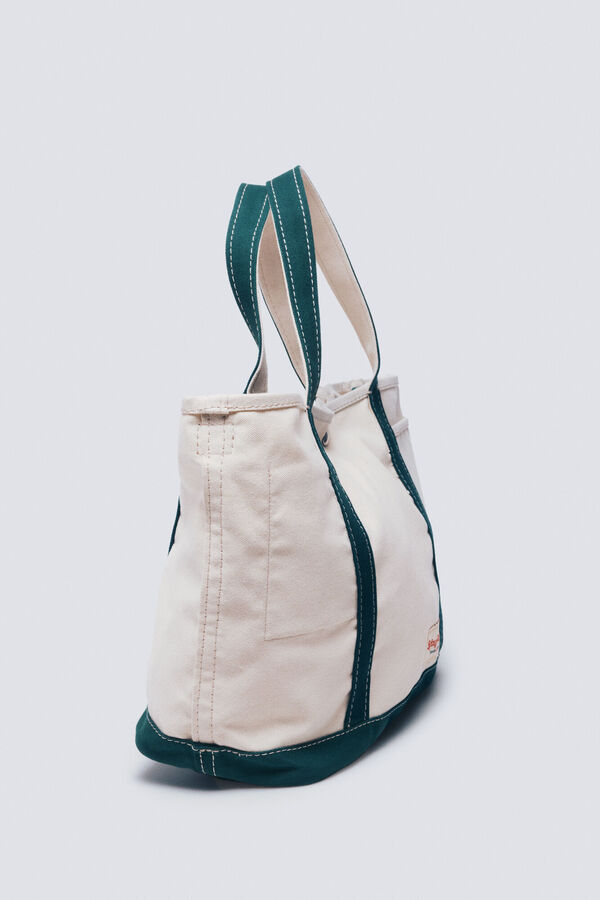 Springfield Bolsa de viaje tejido canvas marfil