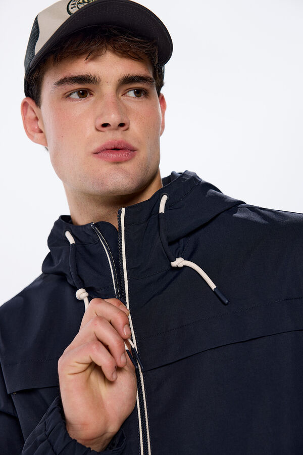 Springfield Parka t&eacute;cnica azul