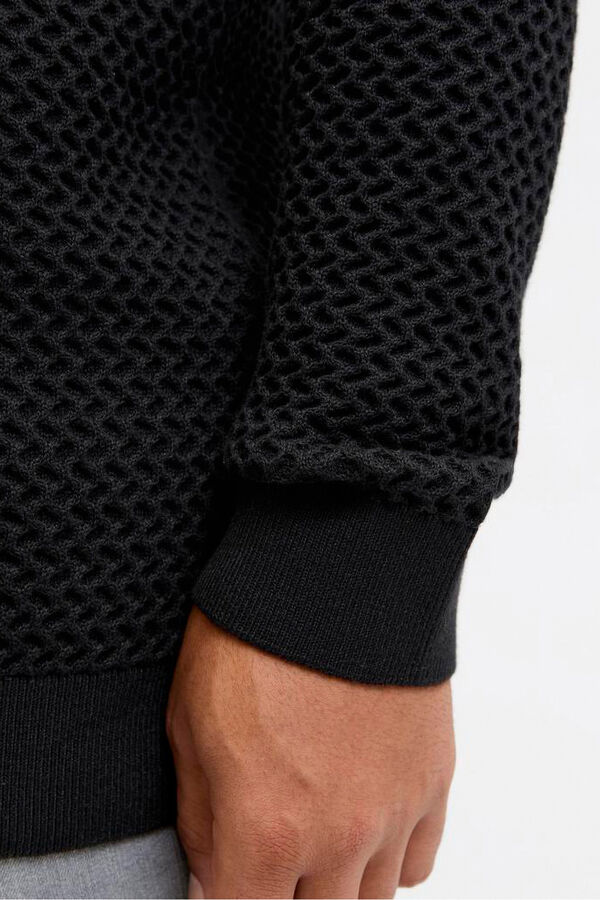 Jack & Jones PLUS Jersey b&aacute;sico de punto liso negro