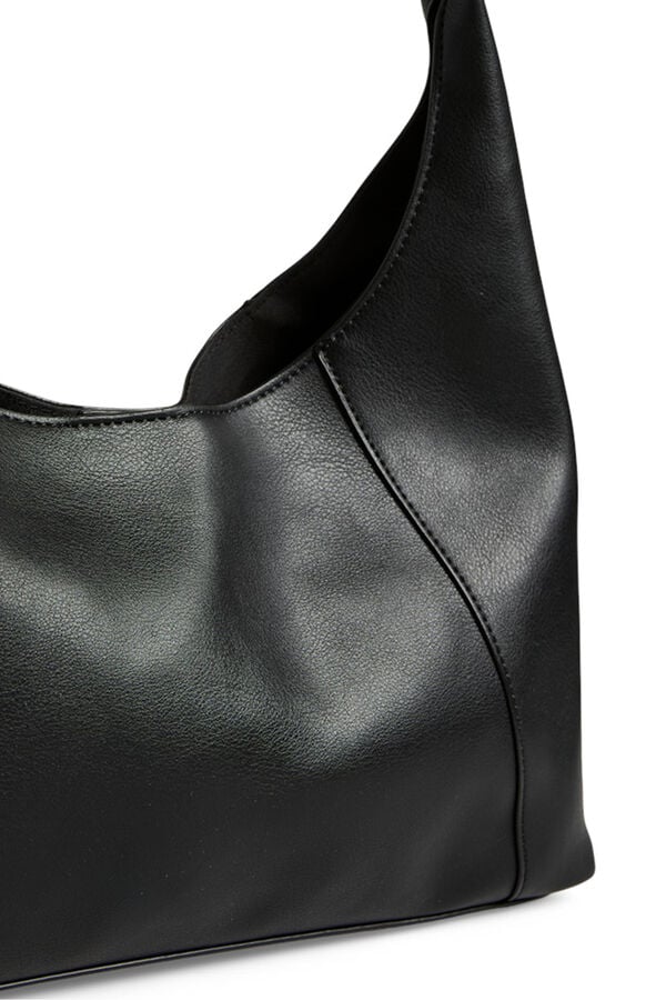 Pieces Bolso asa mediano negro