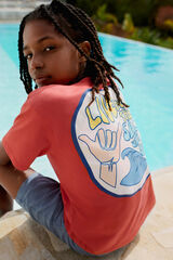 Springfield Kids Camiseta de surf para menino borgonha