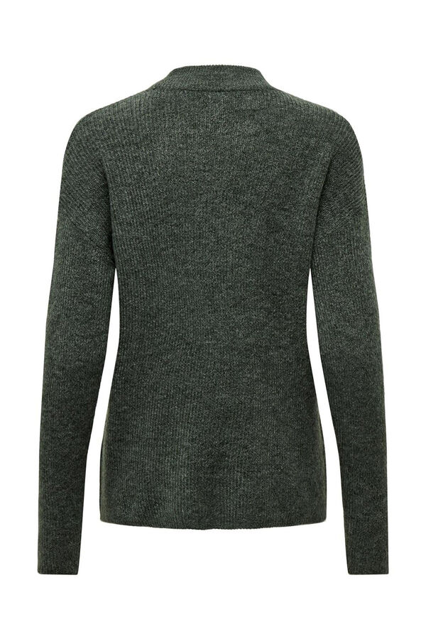 Only Jersey de punto liso verde