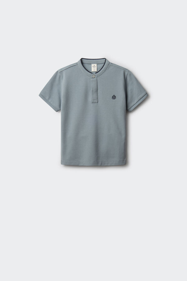 Springfield Kids Polo cuello mao ni&ntilde;o azul