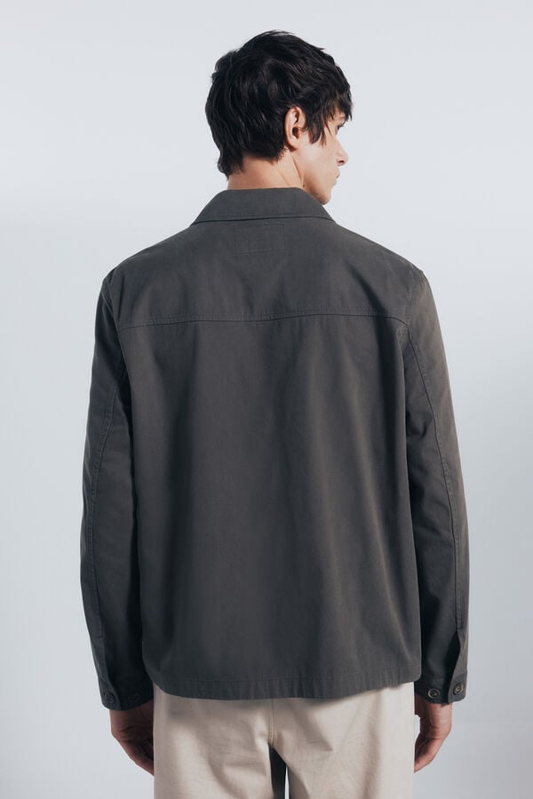 Springfield Sobrecamisa algodão bege