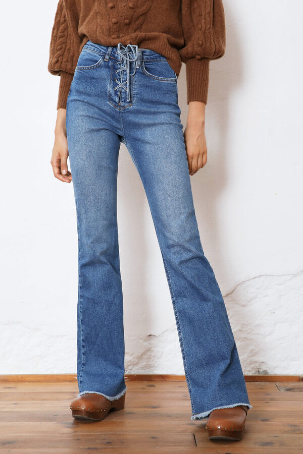 Springfield Zigzag jeans 003 azul medio
