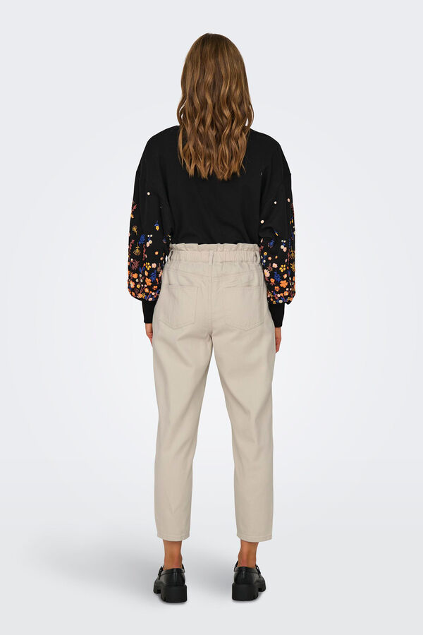 Only Hose Paperbag castanho