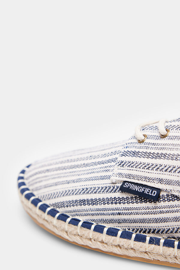Springfield Alpargata rústica rayas azul