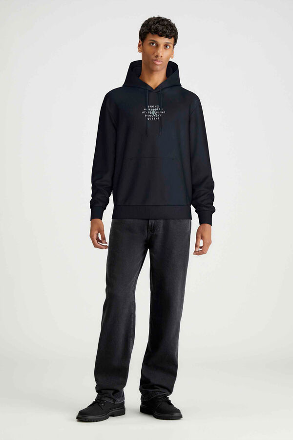 Calvin Klein Sudadera de hombre con capucha gris