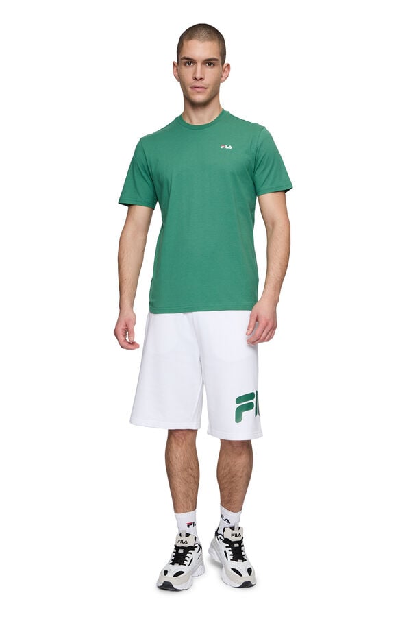 Fila T-shirt de homem de manga curta  verde