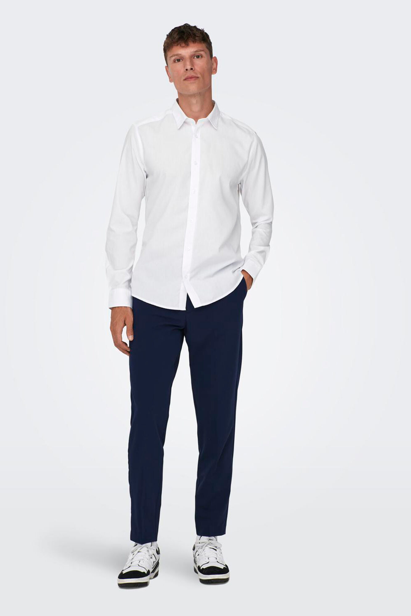 Only & Sons Pantalones de traje slim fit para hombre