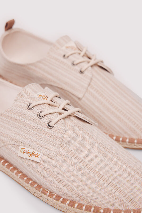 Springfield Alpercata r&uacute;stica riscas castanho