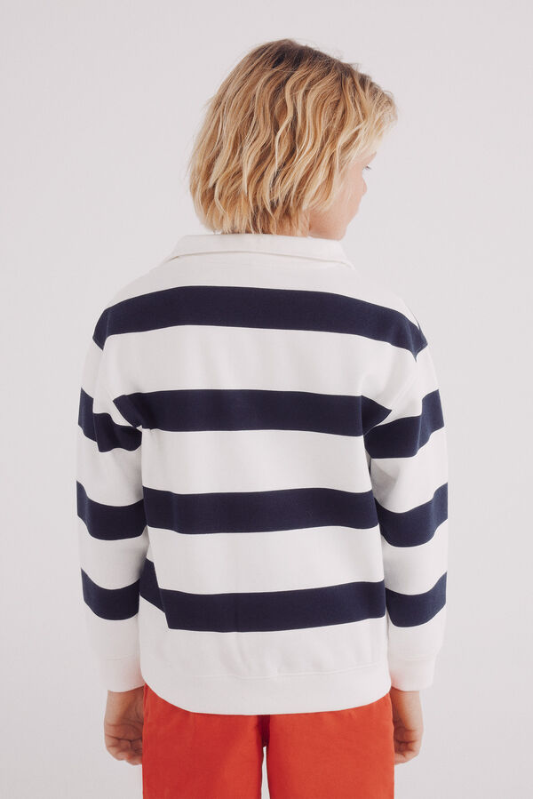 Springfield Kids Sudadera rayas ni&ntilde;o azul