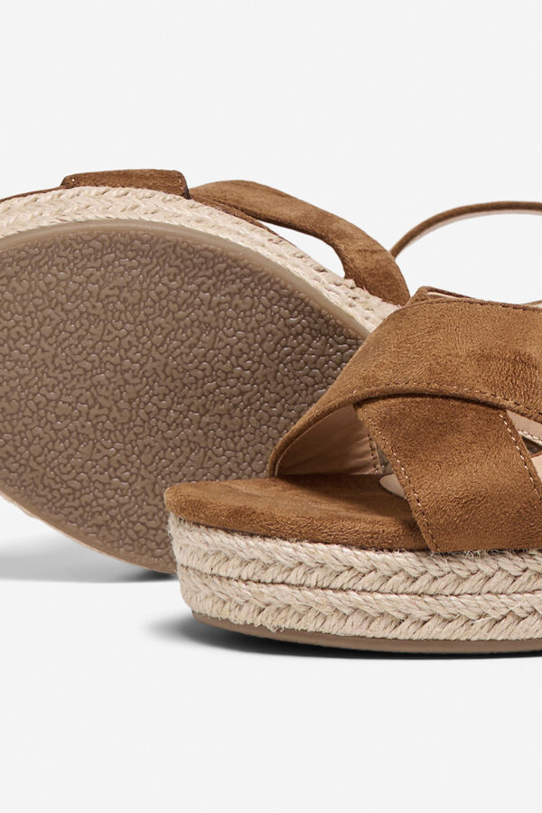 Only Shoes Alpercata de cunha cru