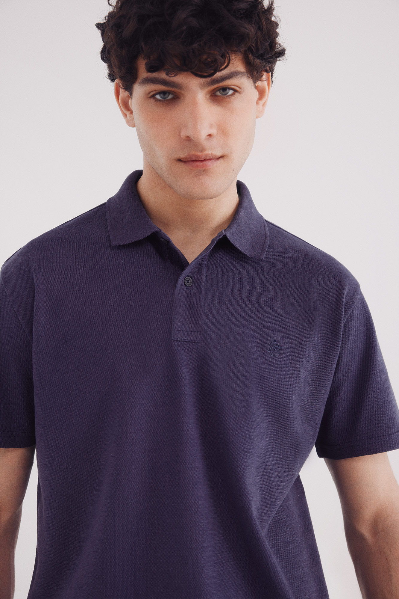 Springfield Polo piqu&eacute; de cor extravagante de regular fit