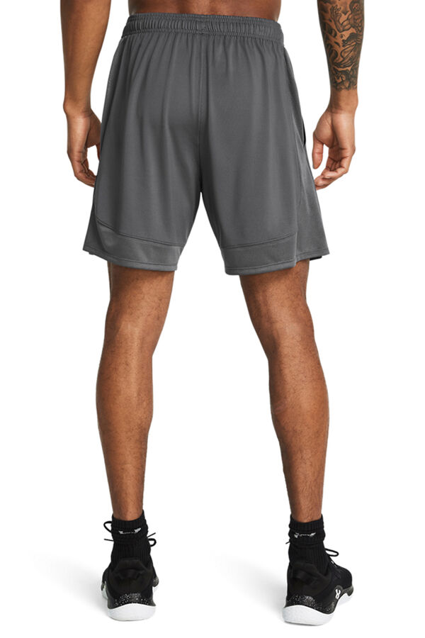 Under Armour shorts masculinos cinzento