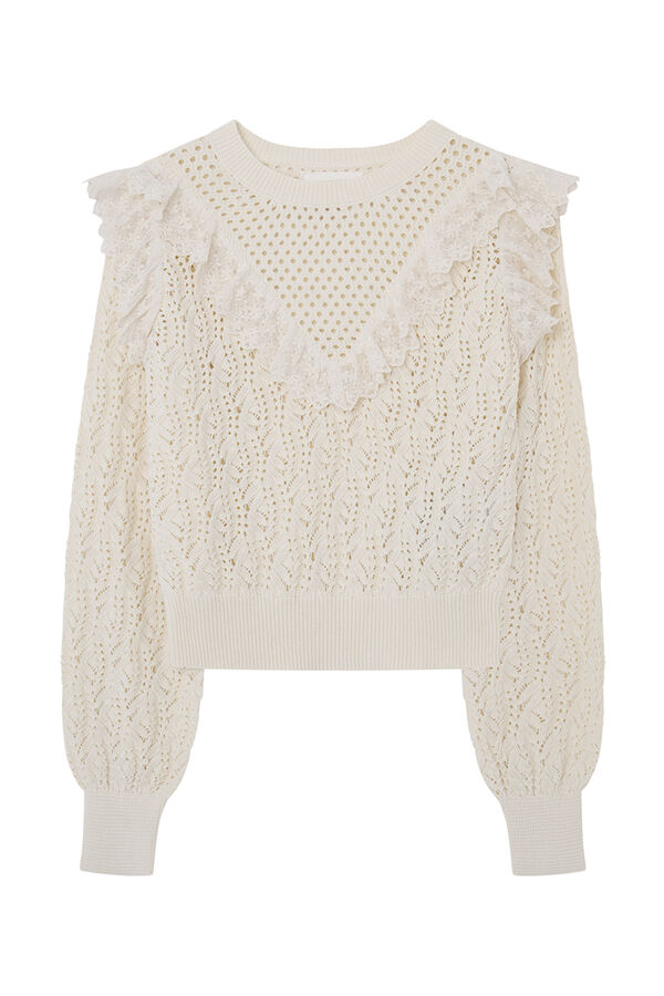 High Spirits Jersey Lyrical blanco