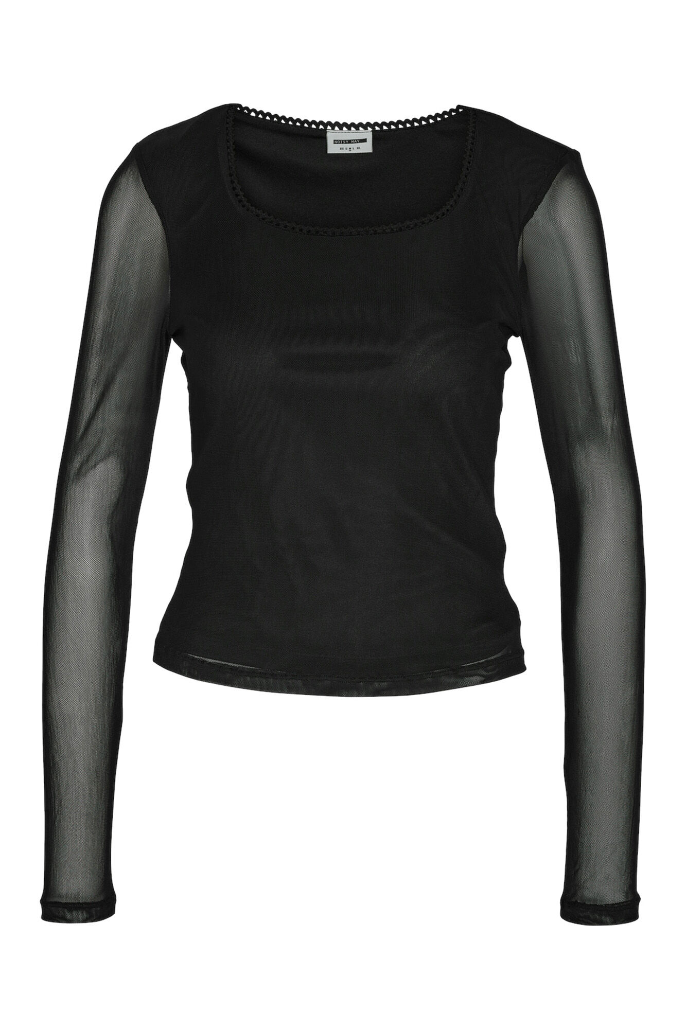 Noisy May Top mesh manga larga
