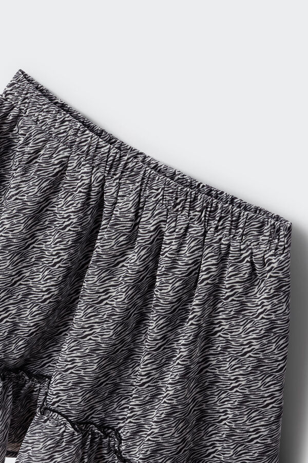 Springfield Kids Saia estampado zebra para menina cinzento