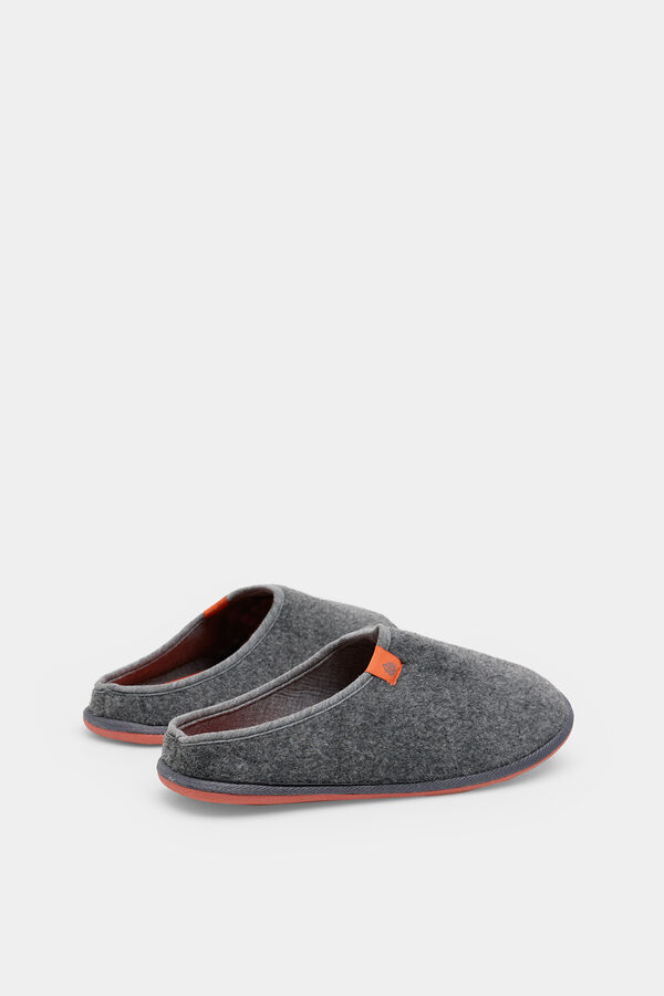 Springfield Sapatilha para casa sem calcanhar cinzento