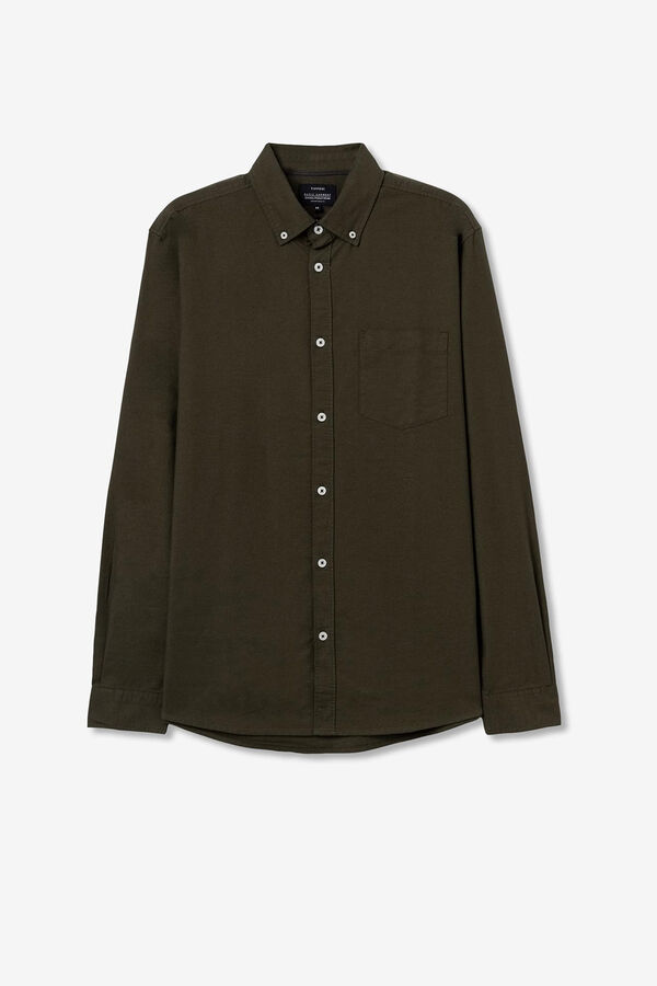 Tiffosi Camisa slim fit verde