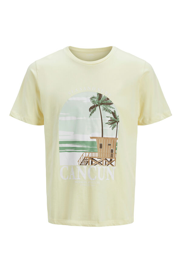 JJ REBEL Camiseta regular fit amarillo