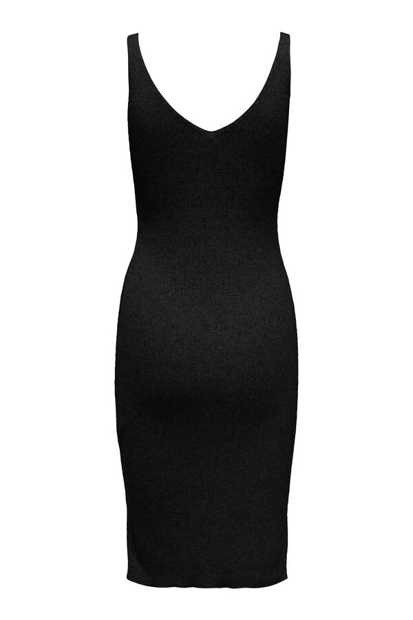 Only Vestido curto de malha preto