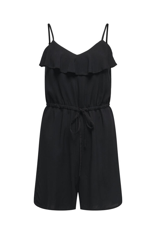 Only Macac&atilde;o curto al&ccedil;as preto