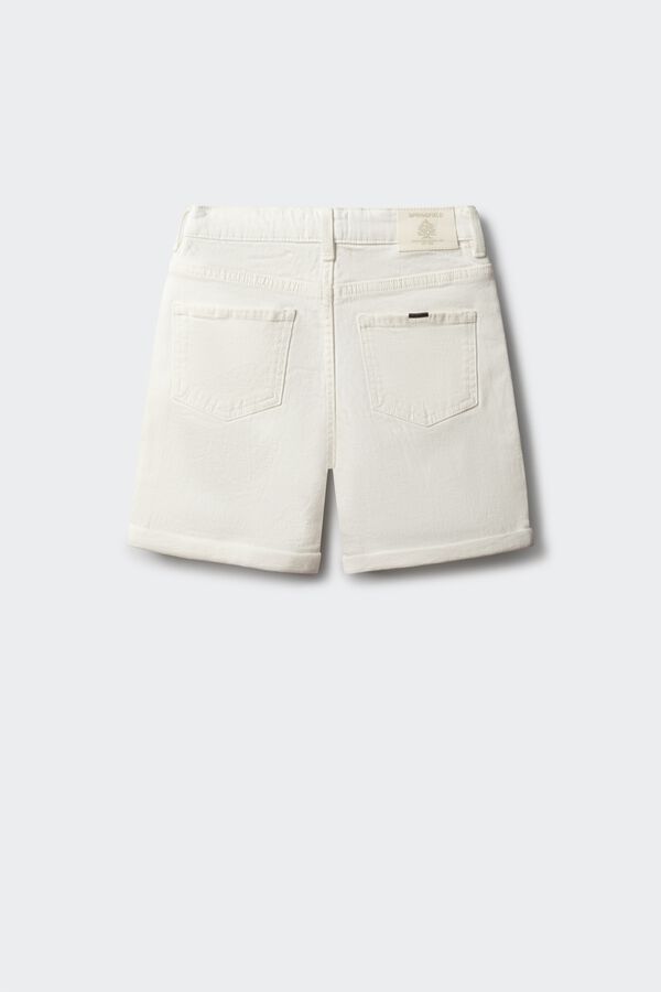 Springfield Kids Bermuda denim para ni&ntilde;o blanco