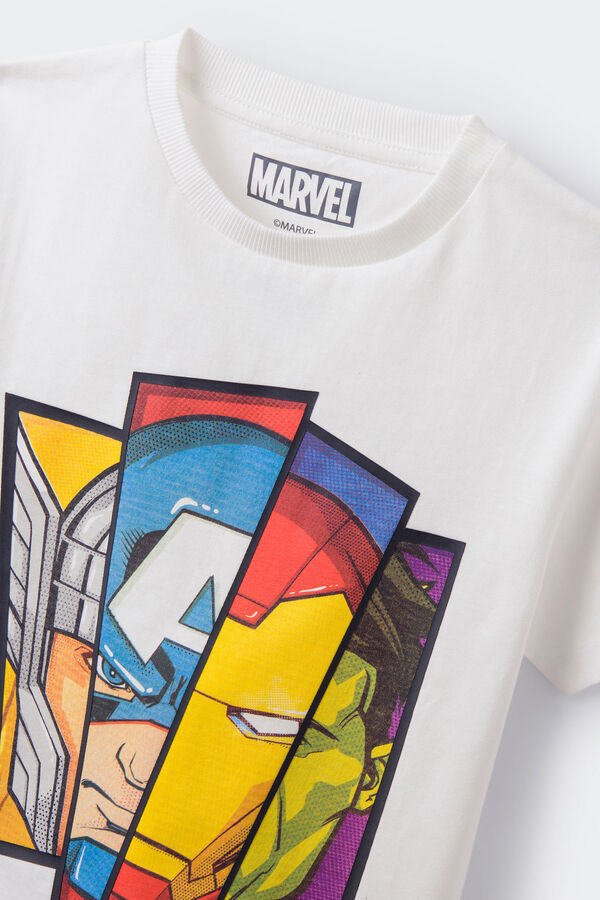 Springfield Kids T-shirt Avengers menino bege