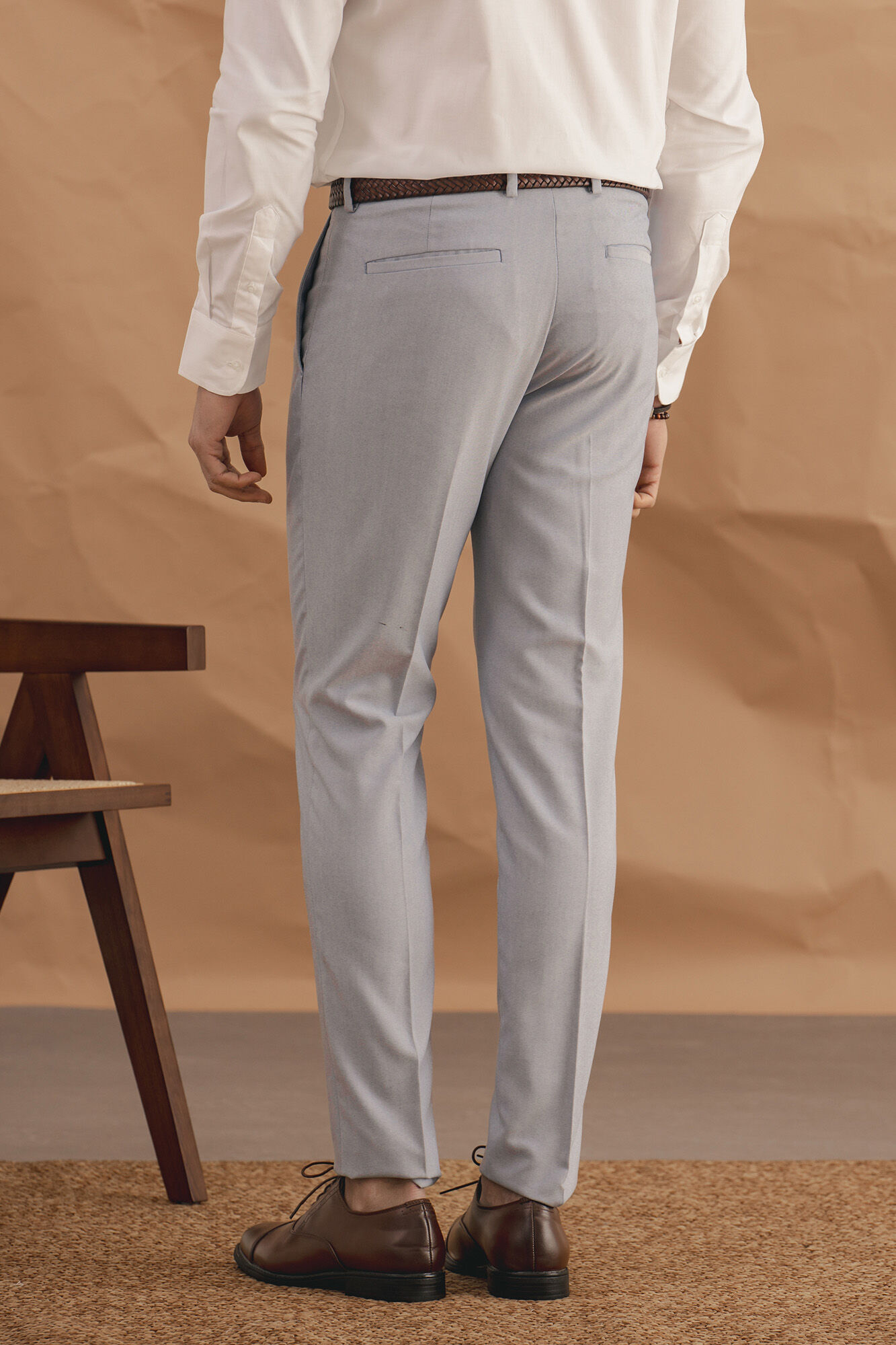 Celopman Pantal&oacute;n Traje Celeste